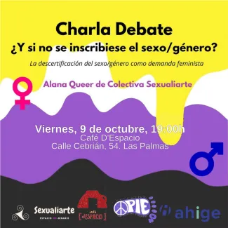 Cartel de la charla