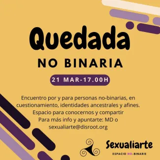 Cartel quedada enebé 21M