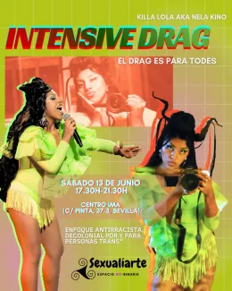 Cartel del taller de drag