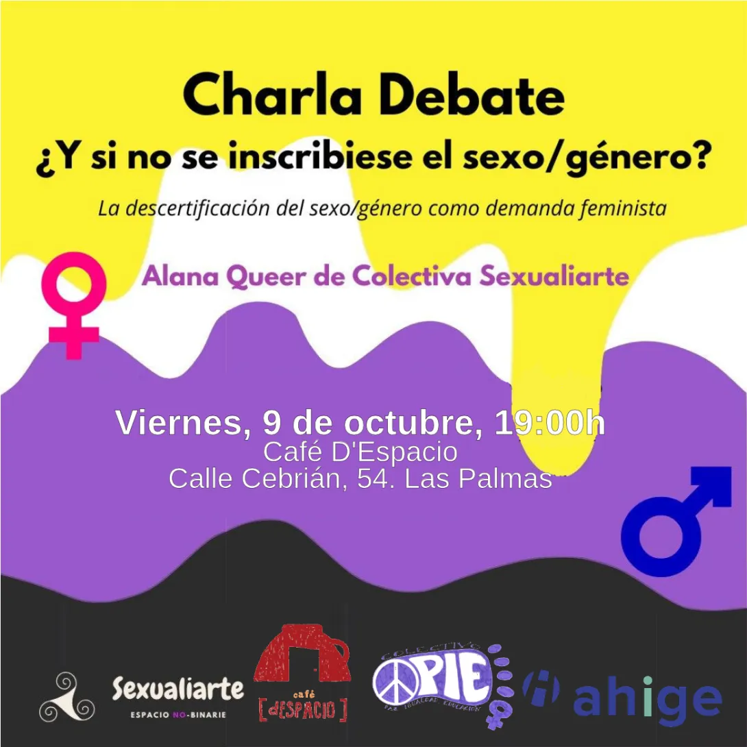 Cartel de la charla