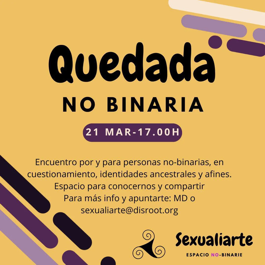 Cartel quedada enebé 21M